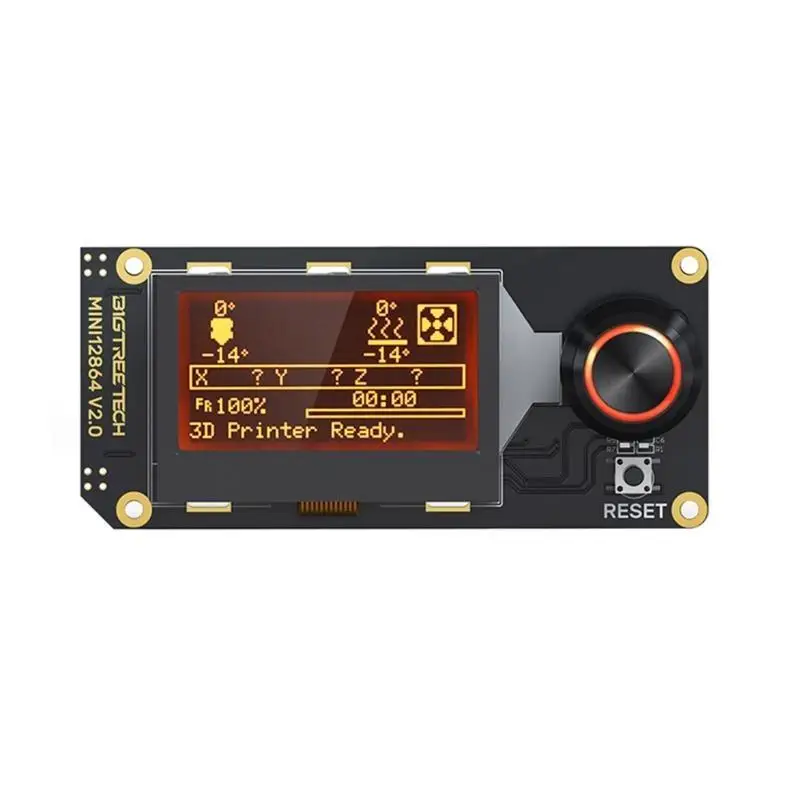 

3D-принтер 652F Mini12864 V2.0 ЖК-экран EXP1 + EXP2 Подключение FPC RGB-подсветка