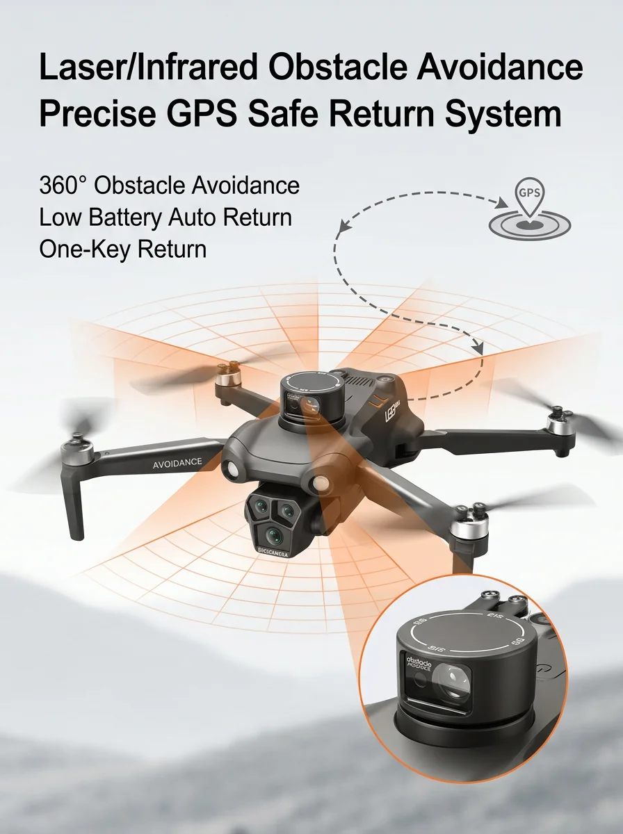 U33/U33Max GPS Foldable RC Drone 4k HD Camera Outdoor Aerial Photography  Brushless Obstacle Avoidance Quadcopter Beginners Toy