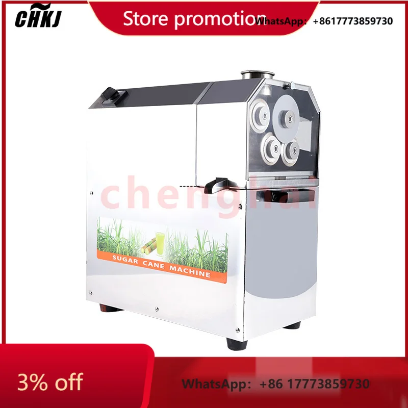

CHKJ-2025NEW4 Roller Sugarcane Juice Extractor Stainless Steel Sugar Cane Sugarcane Juicer Extracting Processing Machine