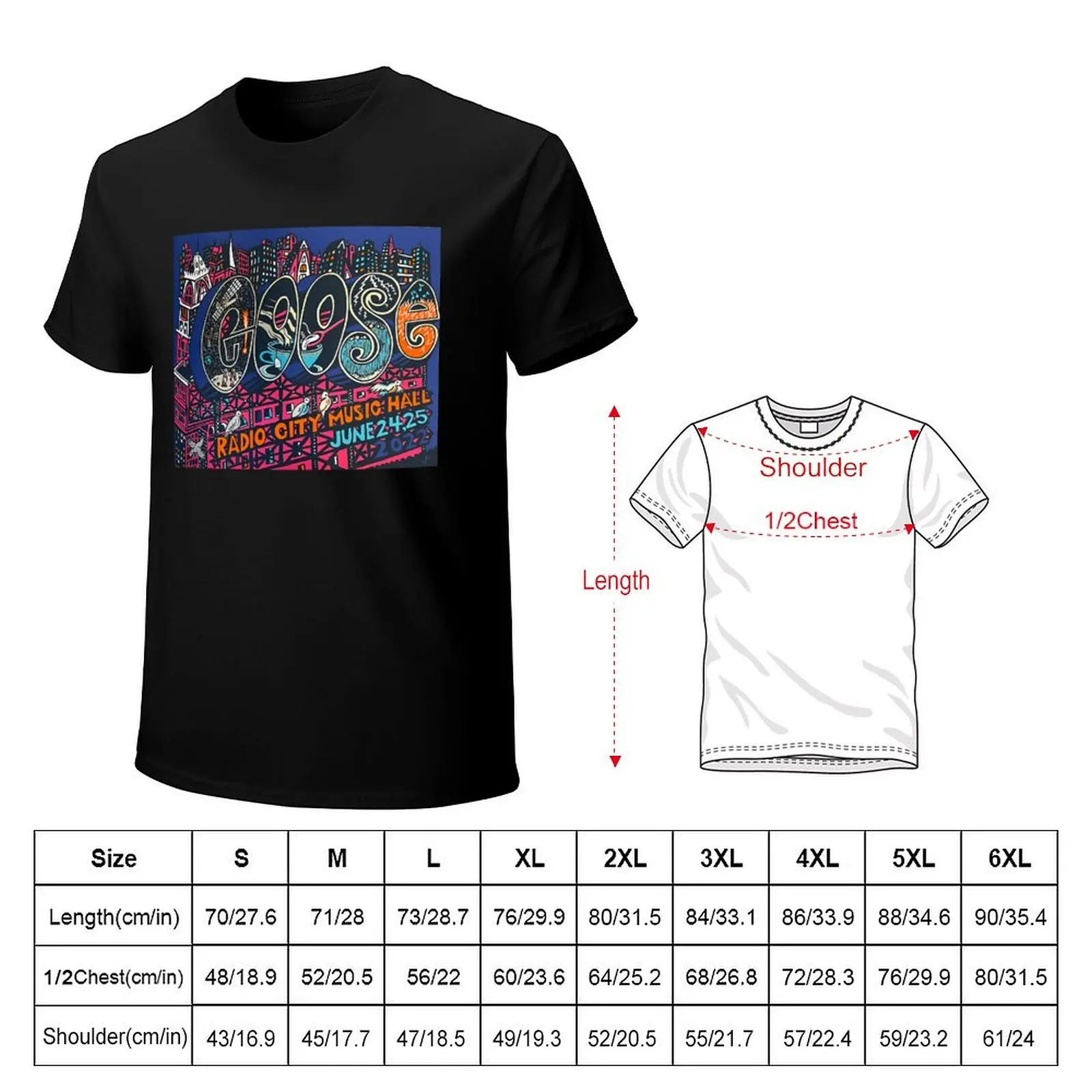 Radio City Music Hall T-Shirt Stain Resistant Casual Tee
