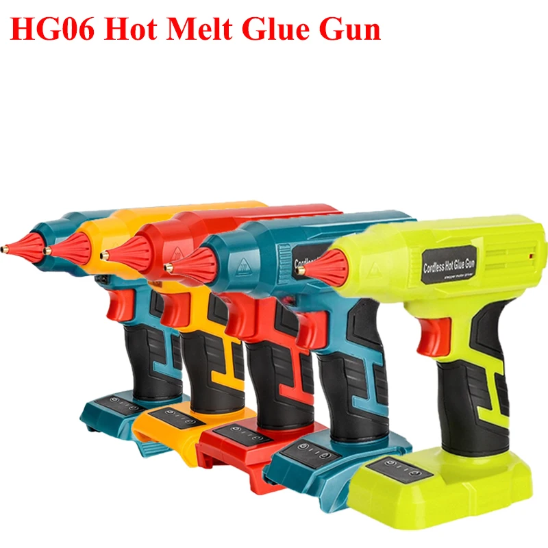 Wireless Hot Melt Digital Display Dispensing Gun for Makita/DeWalt/Milwaukee/Bosch/Ryobi 18/20V Lithium Batteries DIY Power Tool