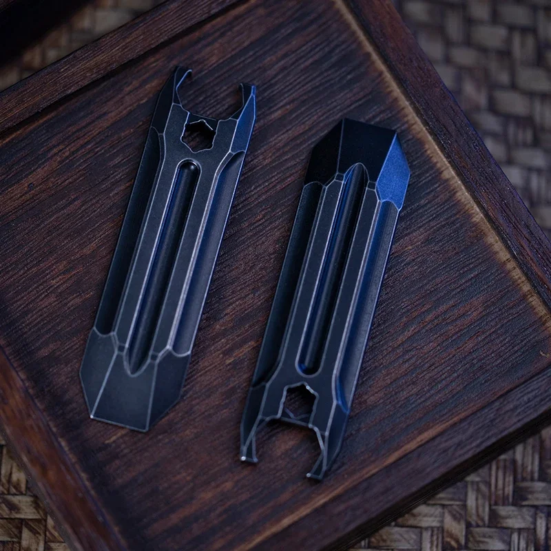 

EDC титановый сплав, лом, инструменты, подвеска, паракорд, уличные украшения «сделай сам», снаряжение для выживания, кемпинга, многофункциональные инструменты EDC