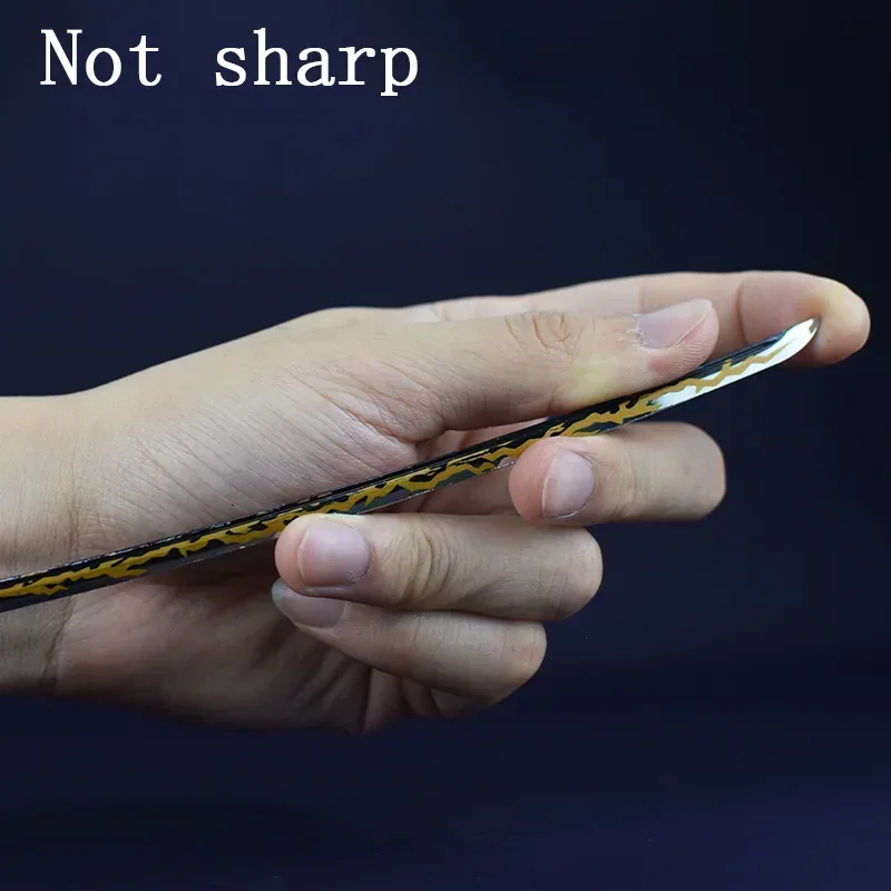 25 cm Demon Sayaer Metal Katana Figuren Japa Nese Anime en Y Suords Tanjiro Samurai Suord Manga Demon Slayer: Kimetsu no Yaiba Demon Ninja Messer