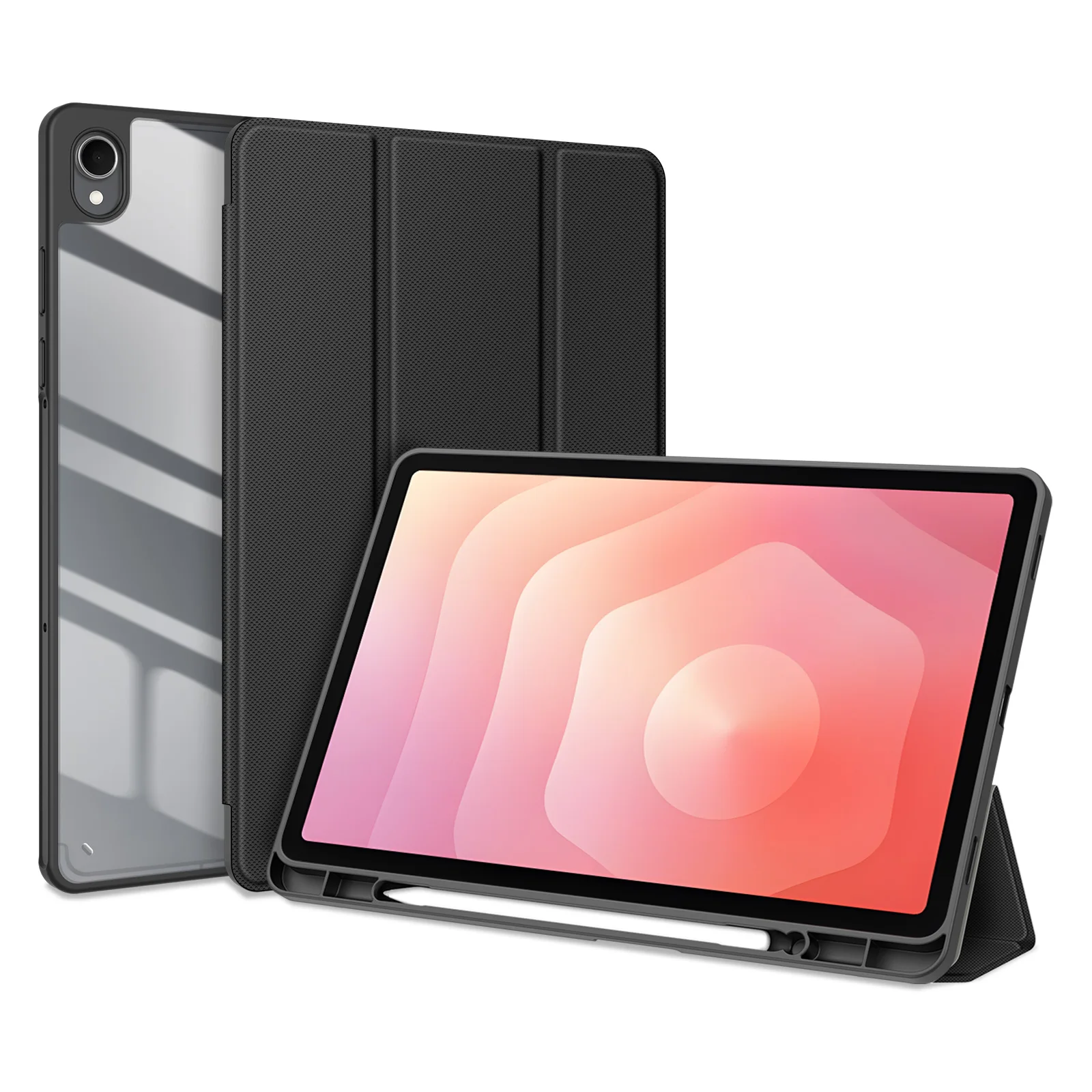 

DUX DUCIS Shockproof Case For Samsung Galaxy Tab S11 11inch Trifold Tablet Transparent Full-Body Protective Case Auto Sleep/Wake