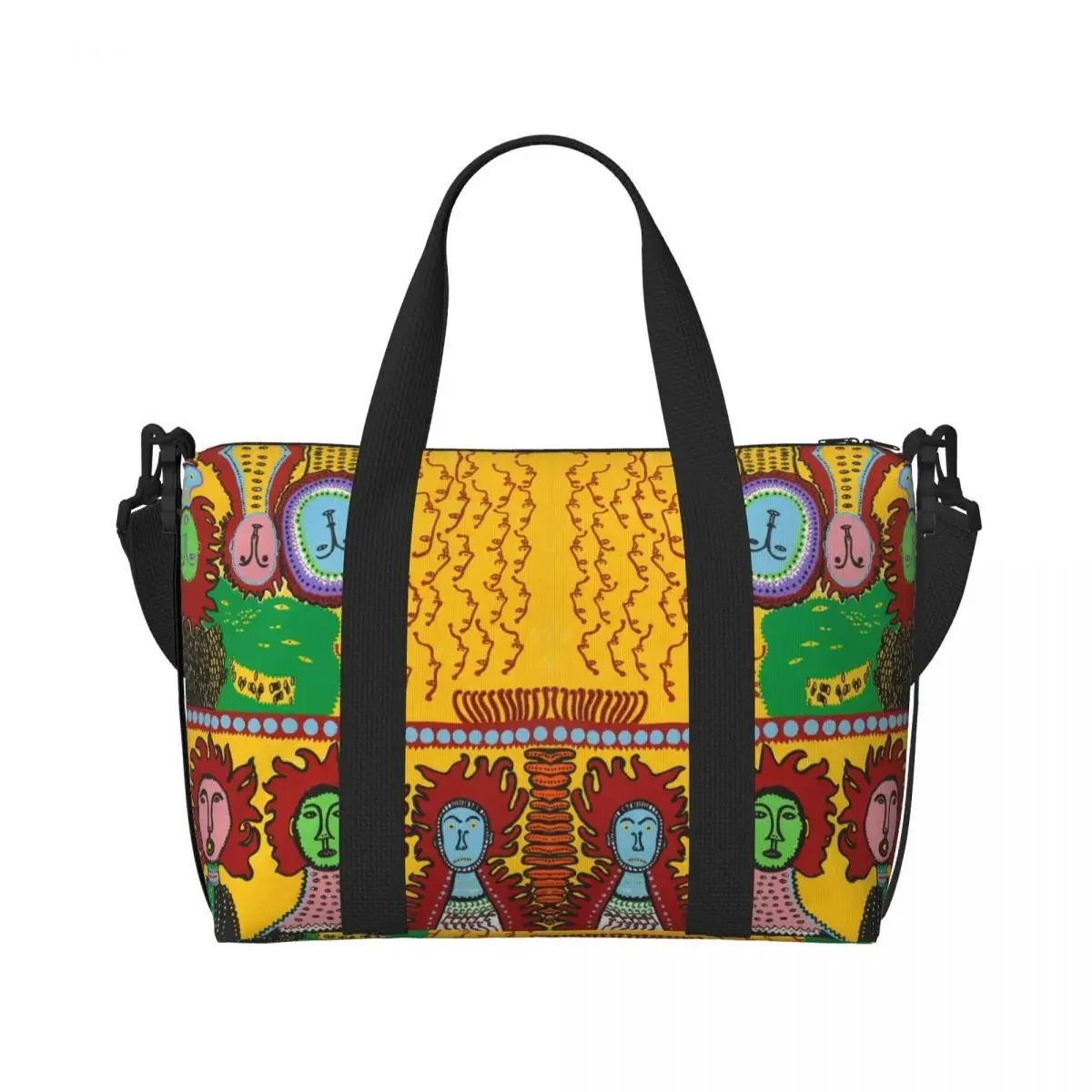 مخصص يايوي كوساما حمل حقيبة المرأة سعة كبيرة حديقة للنساء في تزهر الشباب شاطئ الصالة الرياضية حقيبة الكتف السفر