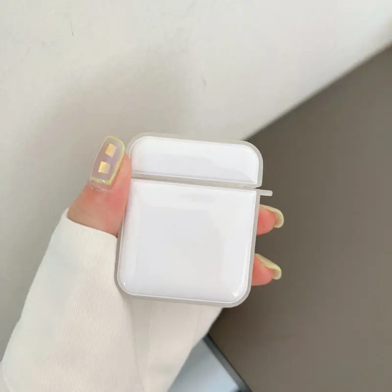 シンプルな3次元保護ケース,無地,Airpods 2,ヘッドフォン用,新品