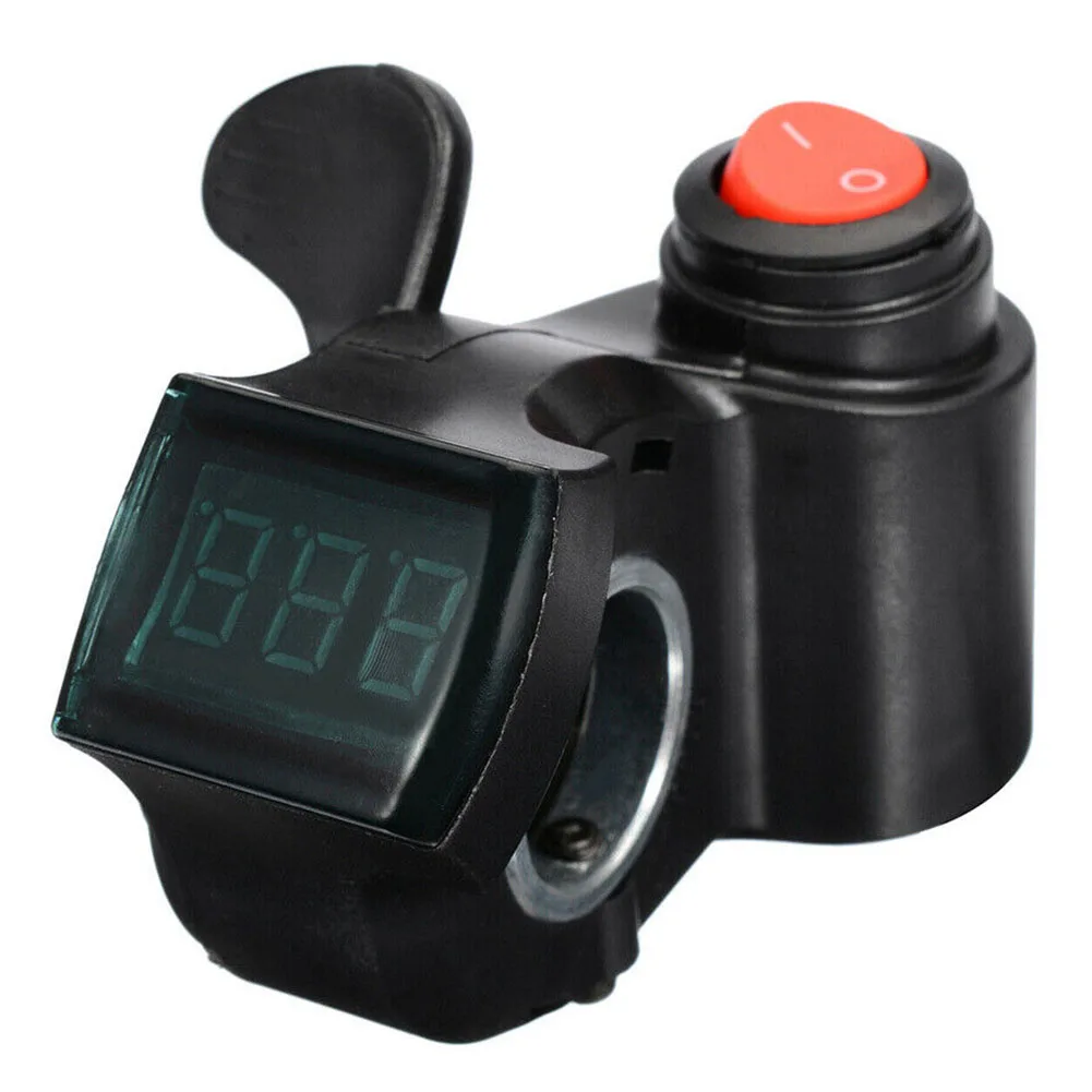 

24-60V TwistGrip 5 Wire Thumb LED Display Scooter E-Bike Throttle Tools Parts Black New Nice 1 Set Approx 1.5m
