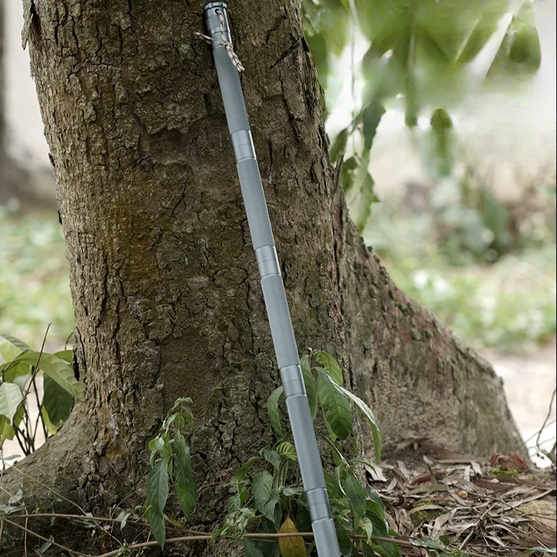 

Stainless Steel Outdoor Camping Walking Sticks Multi-functional Folding Detachable Self-defense Mountain Camping Walking Sticks
