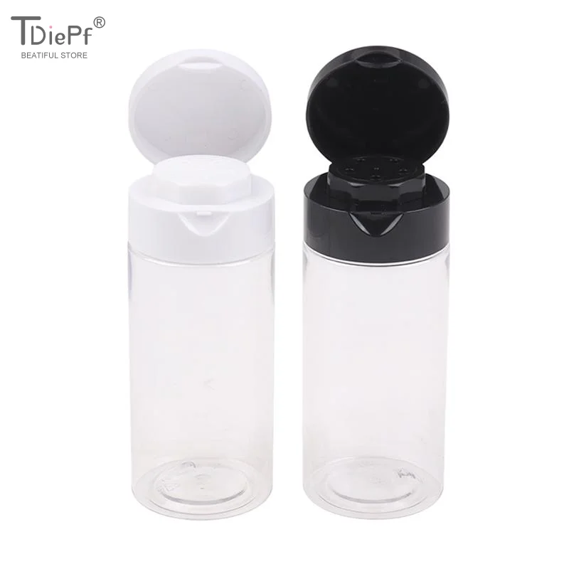 100g Plastic Empty Refillable Cosmetic Jar Pot Loose Face Powder Sifter Case Powder Box Empty Cosmetic Container Travel