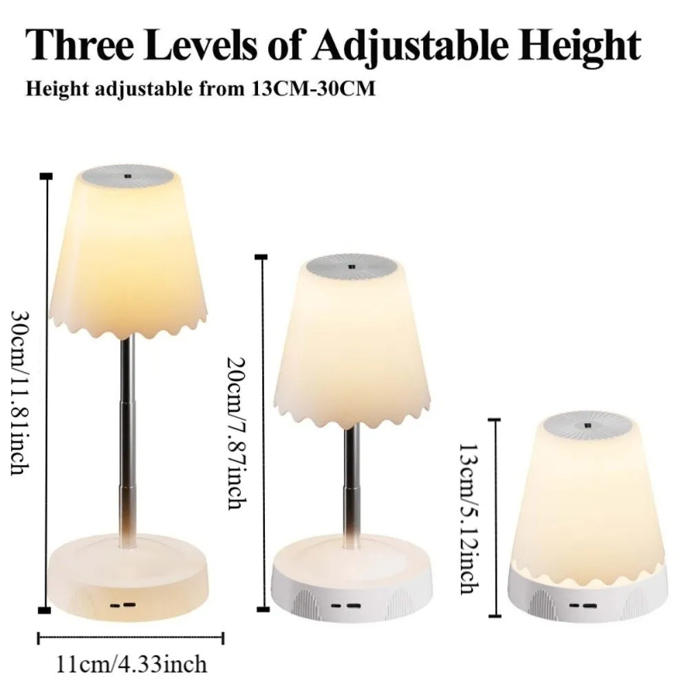 Rechargeable RGB LED Night Lamp Creative Adjustable Room Bedside Lamp Gesture Control Home Decor Atmosphere Light Birthday Gift