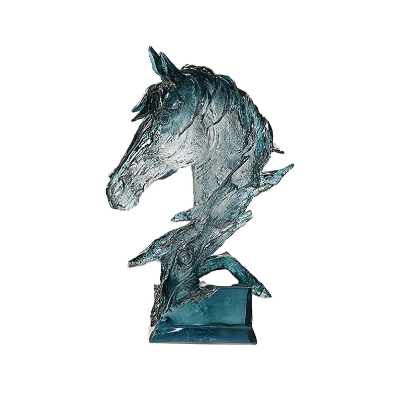 

Crystal Crafts Glass Horse Model Hot Sale Horse Animal Blank Award Souvenir with Gift Box