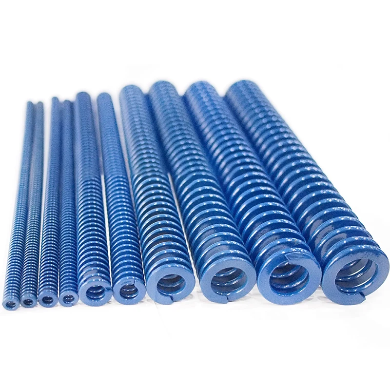 

Creamily 1PCS Mold Spring Blue American Standard Light Load Die Spring Outer Diameter=6-22mm Inner Diameter=3-13mm Length=300mm
