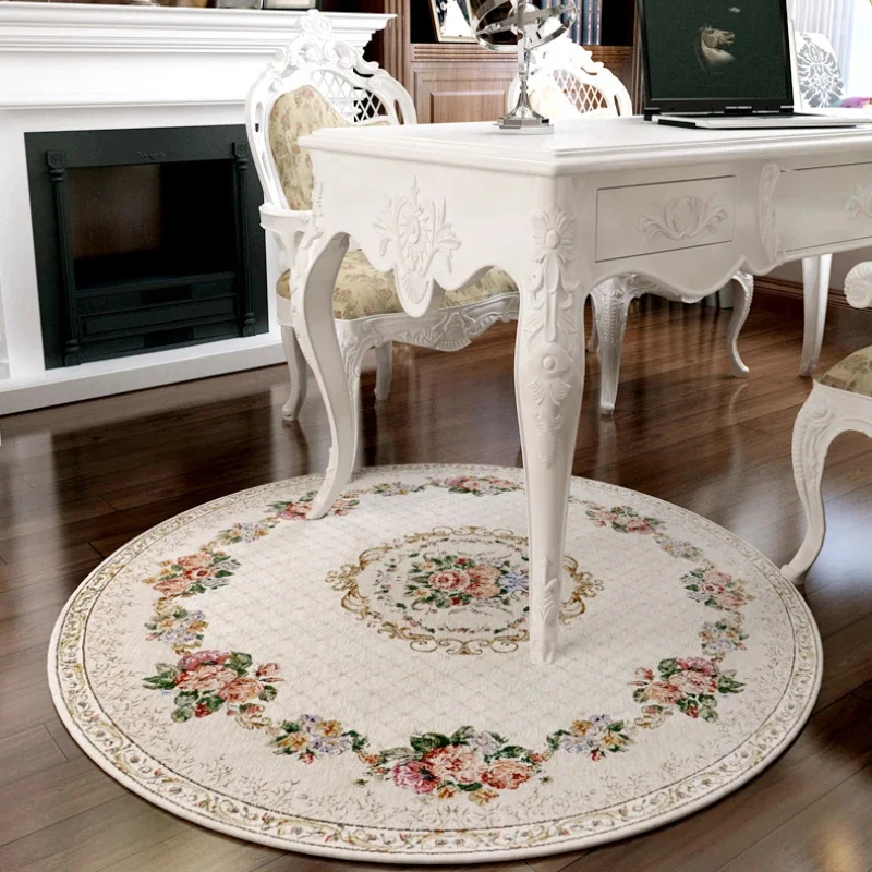 Bohemia Circle Rug Retro Luxury Living Room Carpet Home Decoration Large Area Round Rug Comfortable Fluffy Pastoral Print - view 4