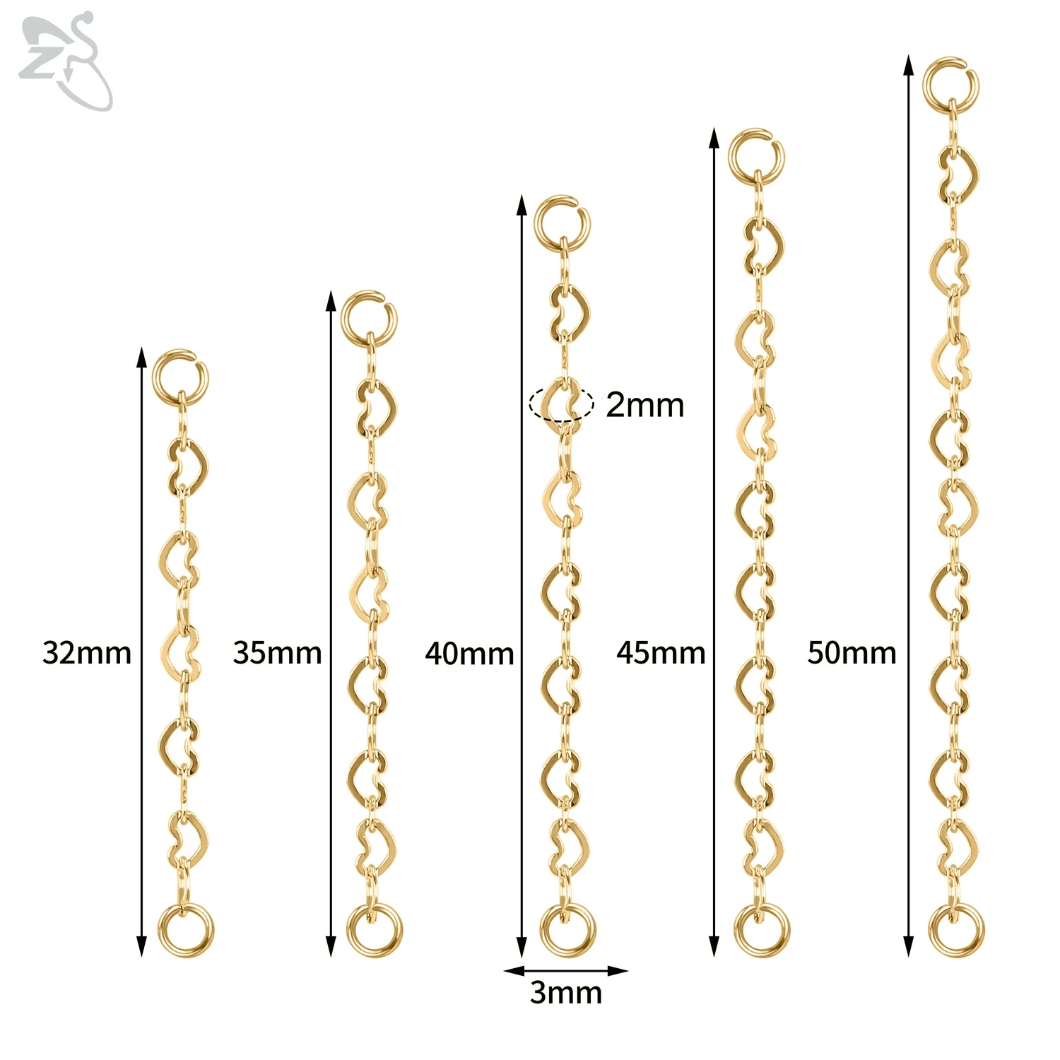 Gold Color Stainless Steel Nose Chain, Gift