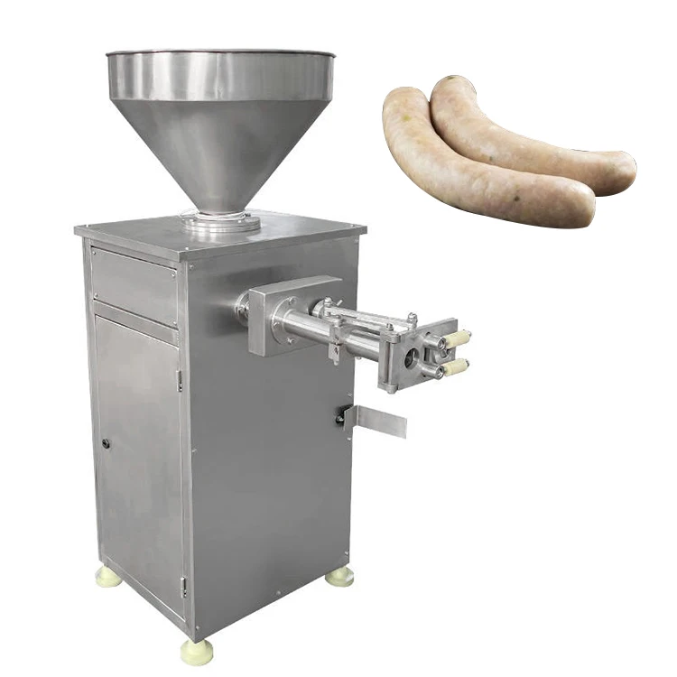 sausage making machine commercial hydraulic pressure sausage stuffer horizontal sausage stuffer 10l