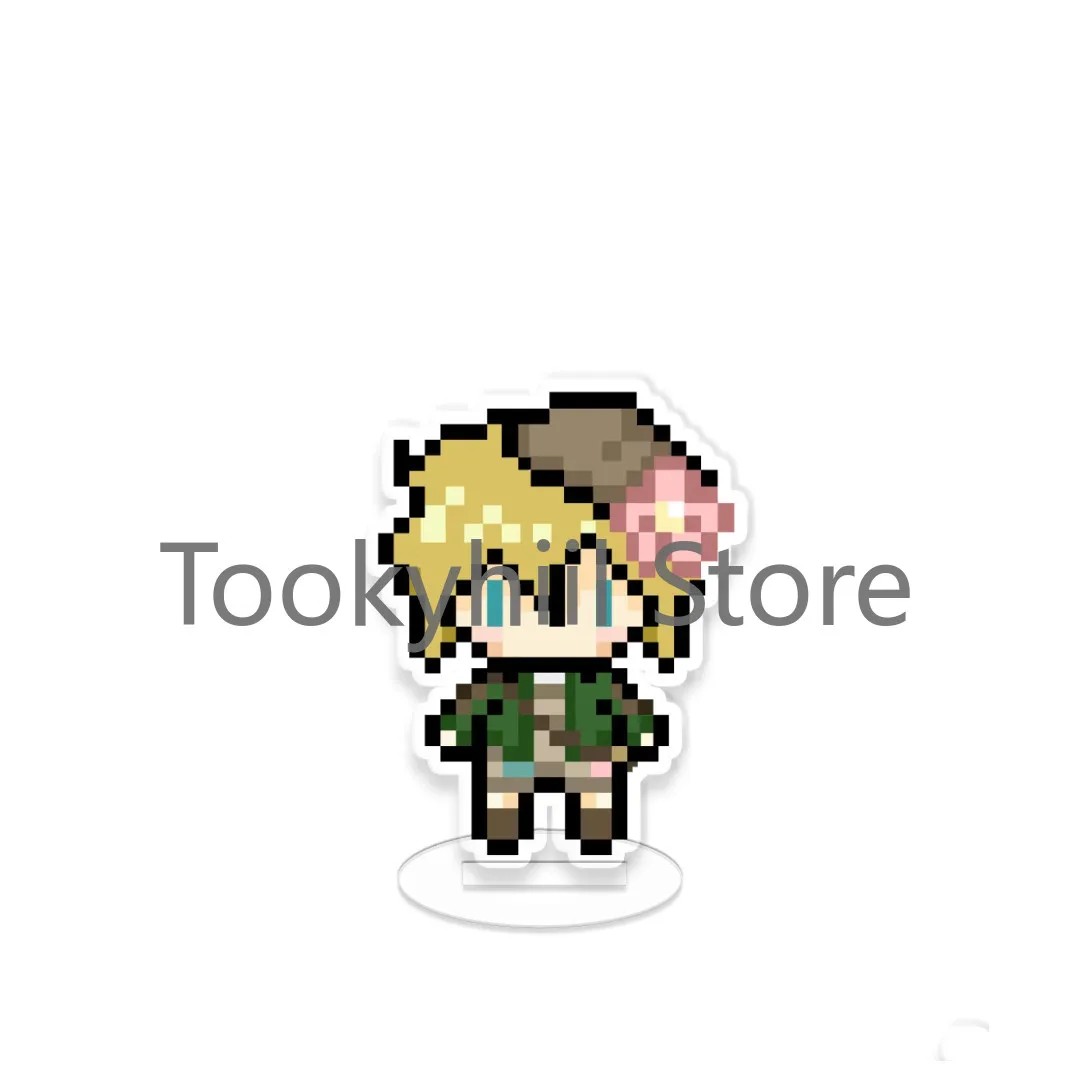 Omori بكسل الاكريليك حامل لعبة ببطاقات ورقية الكرتون لعبة مجسمة الشكل أوبري سطح المكتب الحلي كيل بطل تزيين الريحان ماري الملحقات #5