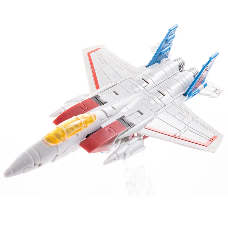 Robot de transformation de jouet pour enfants Jinbao Flying Team Red Spider King Fusion Transformation F15 modèle de guerre de poche à petite échelle