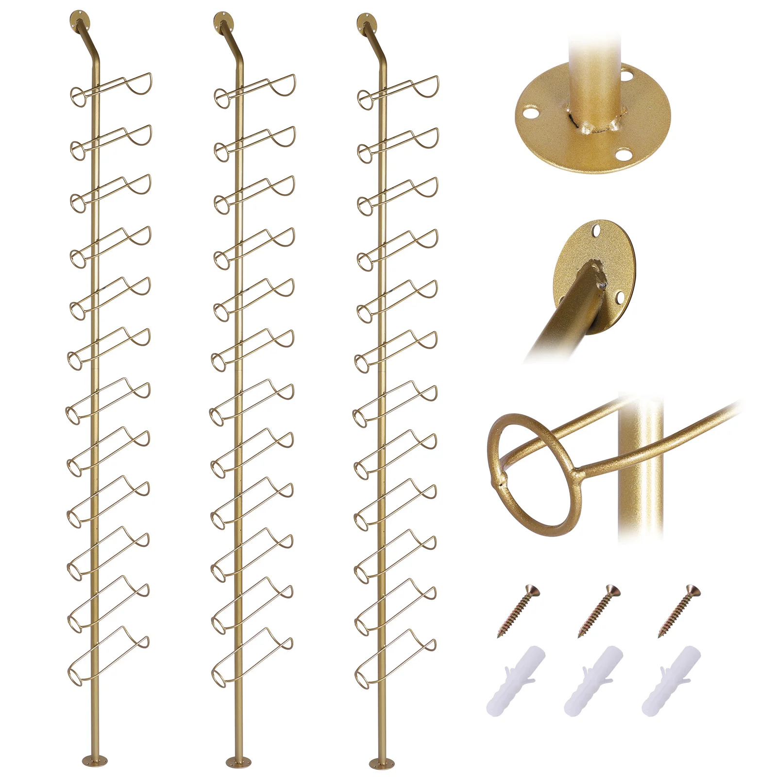 

Напольная металлическая винная стойка на 10 секций, вмещает 120 бутылок, для демонстрации и хранения вина, для кухни, кладовой, столовой, бара