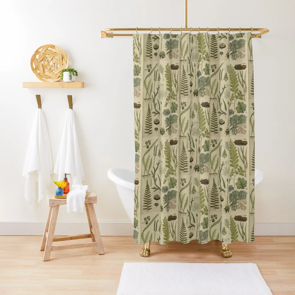 

Ferns And Lichen Shower Curtain Bathroom Decor