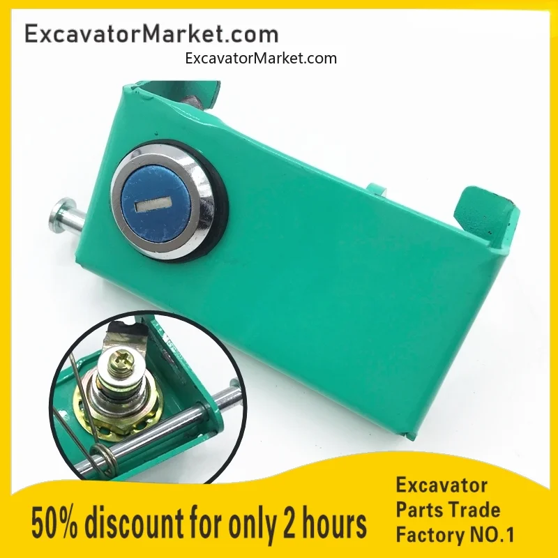 excavator hood lock cylinder key engine cover lock cylinder excavator accessories For IHI 40/55 65/68/80/100 for excavator