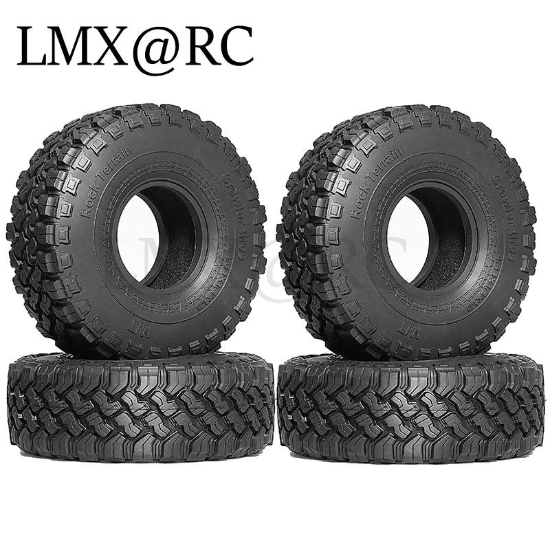 RC 4pcs 116mm 1.9" Tire Rubber Tire Wheel for 1/10 RC Crawler Car Axial SCX10 Pro Goat Traxxas TRX4 RC4WD D90 MST Redcat