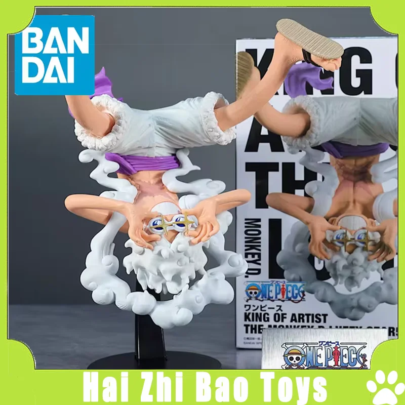 Original Bandai One Piece Figure Banpresto Koa King Of Artist Luffy Gear 5 Action Figurine Anime Genuine Model Toy Ornament Gift