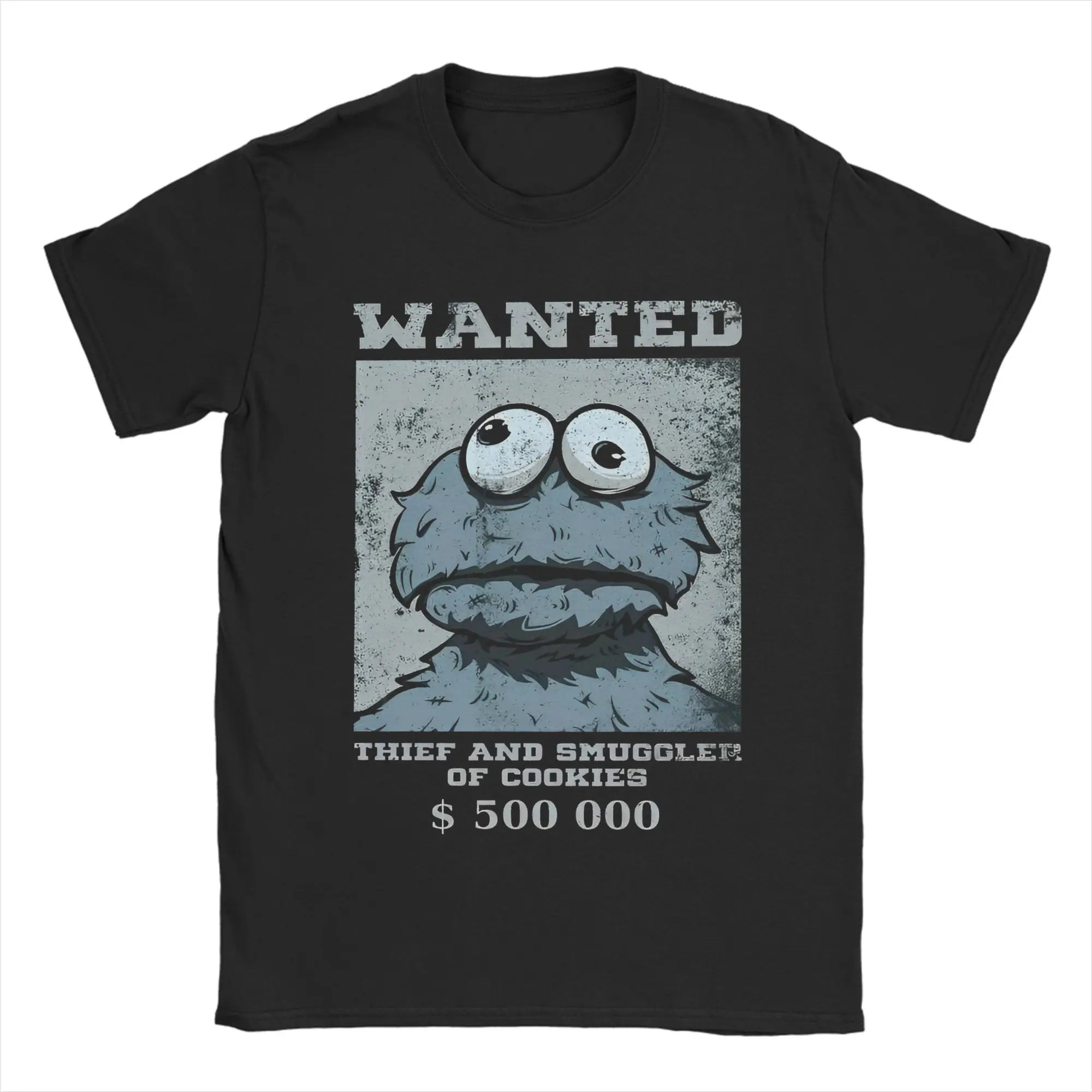 Men Women Cookie Monster Sesames Streets T Shirt Cartoon Cotton Clothing Novelty Short Sleeve O Neck Tees New Arrival T-Shirts