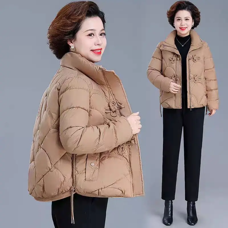 

Новое хлопковое женское пальто Sle небольшого размера для мам, традиционный китайский дизайн, весенний сезон, обычное тонкое пальто для поездок на работу...