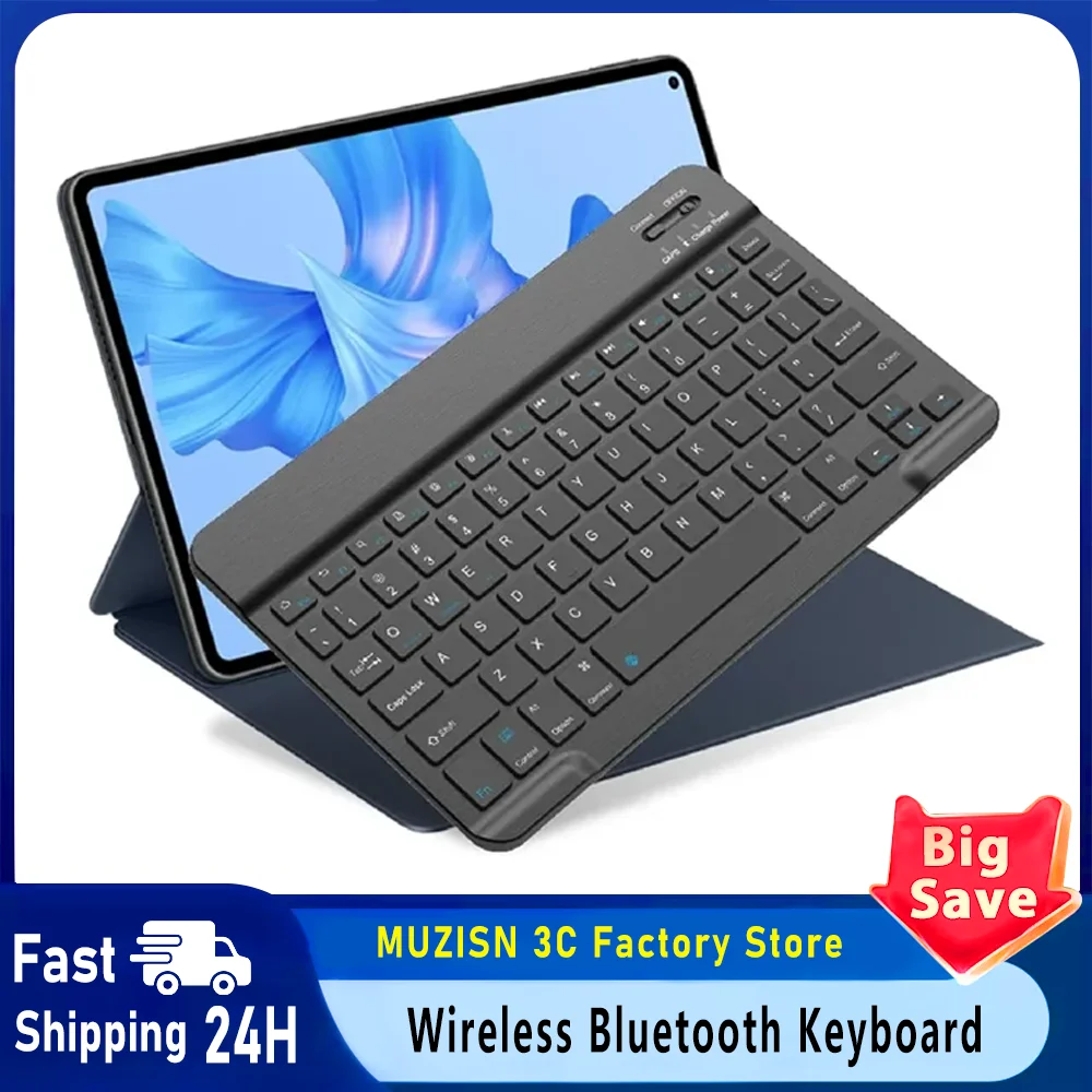 

Bluetooth Rechargeable Keyboard for iPad 10th Generation iPad Pro 13 12 11 10 Inch iPad Air 13 11th iPad Samsung Xiaomi Tablets