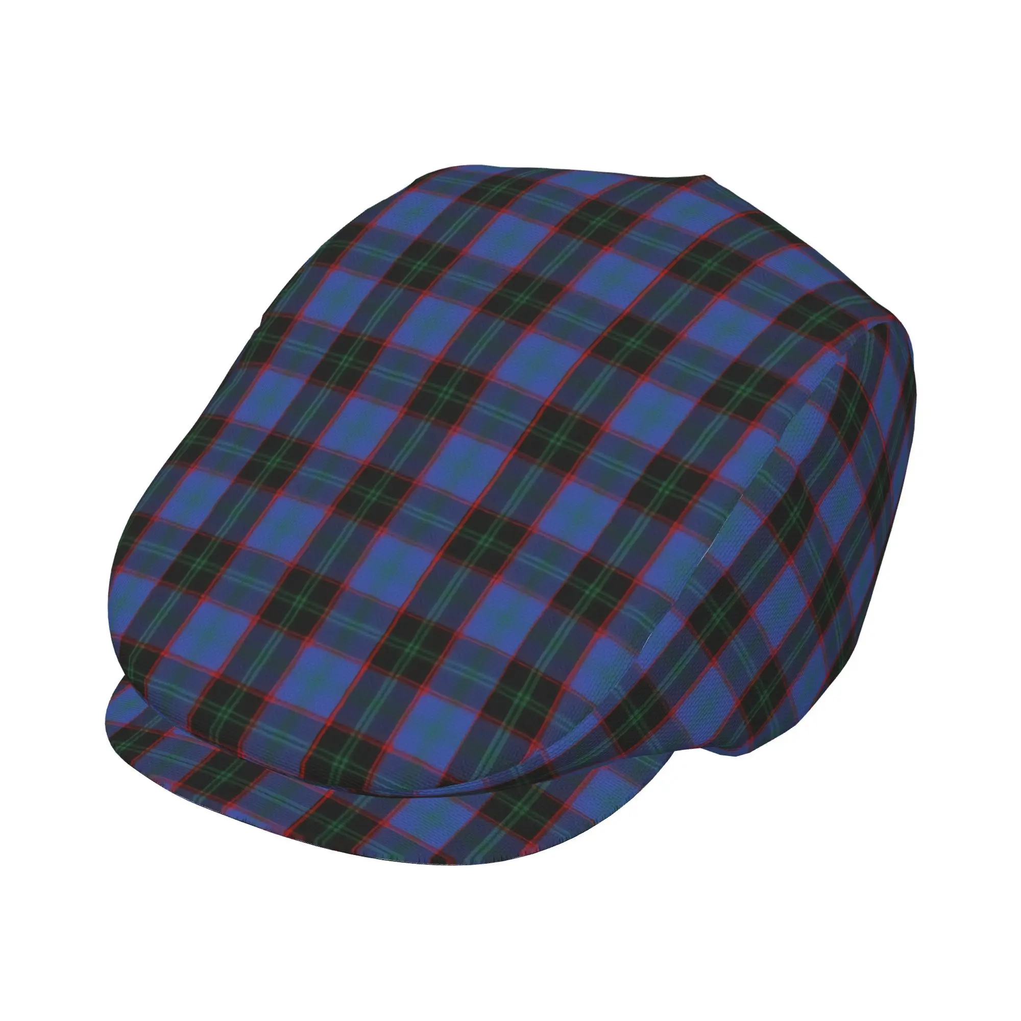 1pc of Scottish Clan Home Hume Tartan Beret, Featuring an All-Over Print, This Retro Newsboy Cap Is Unisex And an Essential Fash