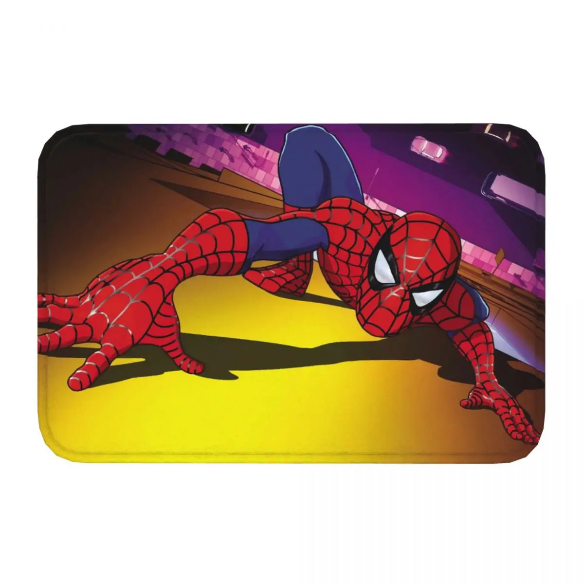 Waiting Bath Non-Slip Carpet Marvel Spider Man Living Room Mat Entrance Door Doormat Home Decor Rug