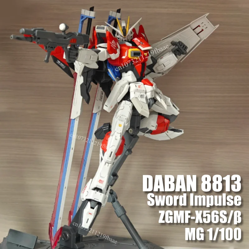 

В наличии DABAN 8813, импульсный меч MG 1/100 ZGMF-X56S/набор моделей в сборе, игрушечная фигурка, пластиковый робот в подарок