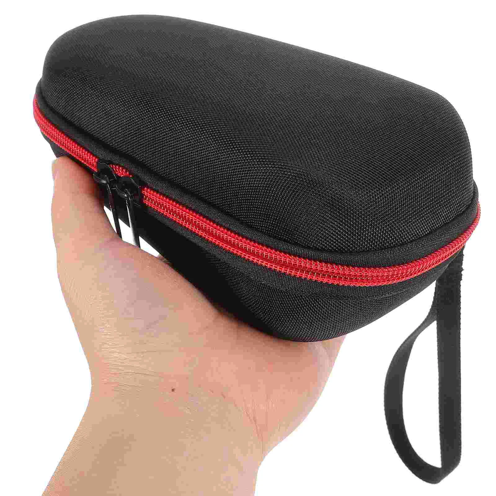 Storage Bag Men Travel Carrying for Shaver Organizer Portable Hair Clipper Black