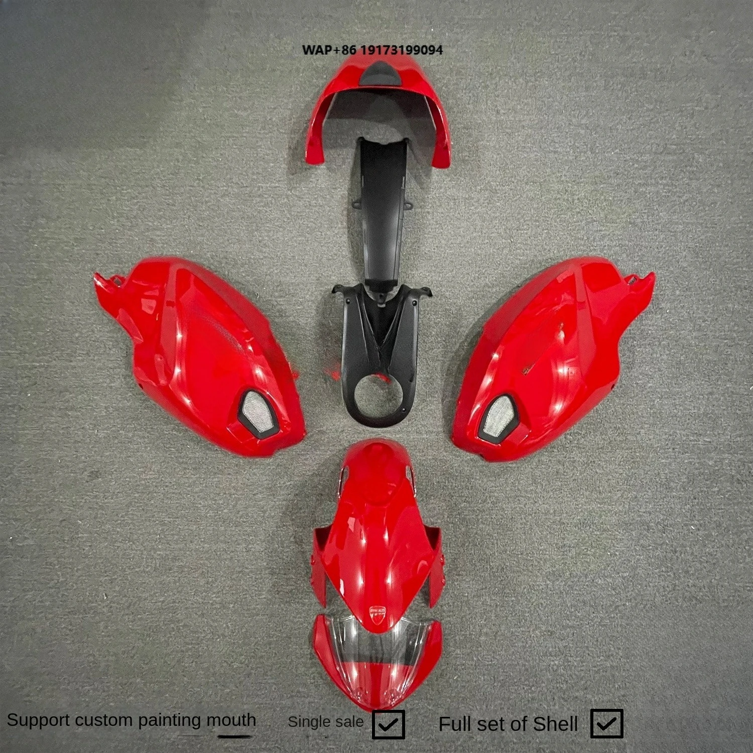 

Full Car Shell Hood Fuel Tank Fender for 696 795 796 Plastic Appearance Accessories