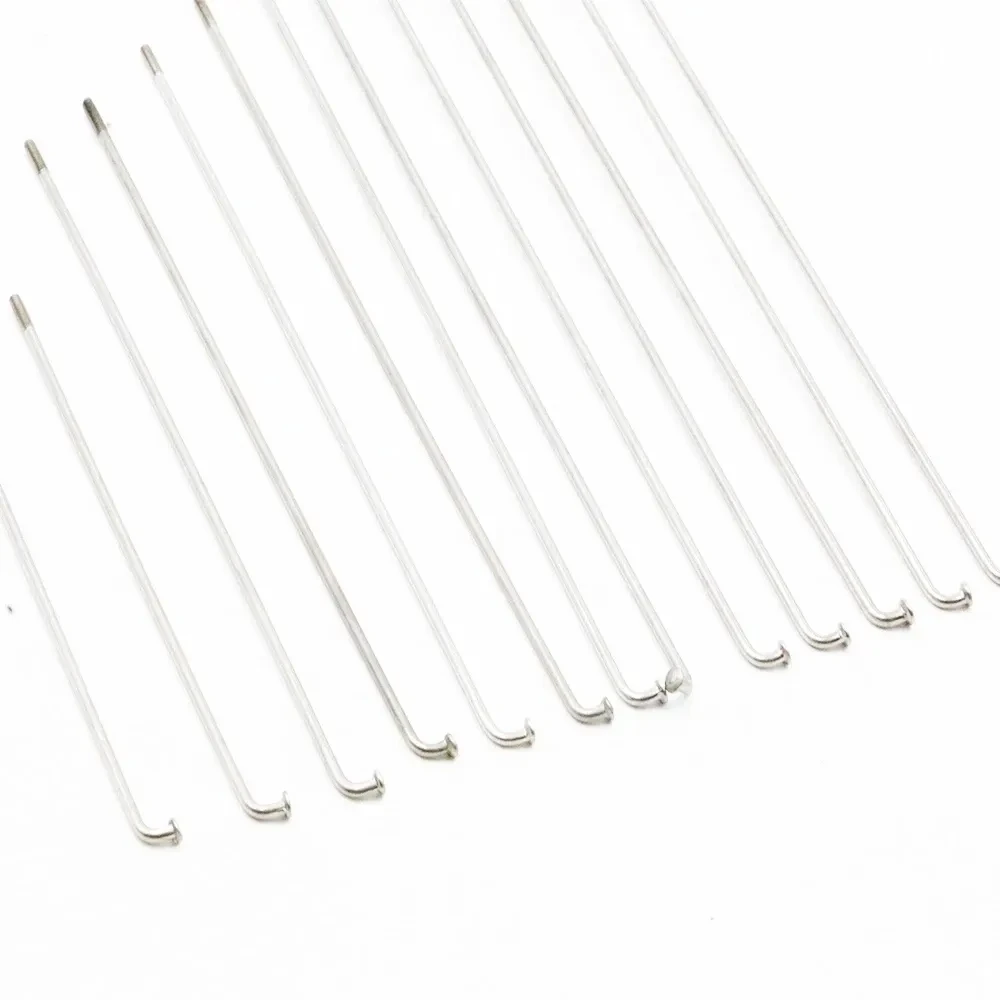 Electric Bike Spoke 36pcs 12G Ebike Radius Knitting Needle Stainless Steel MTB Bike Spoke Sliver 113-280mm for Electric Bicycle