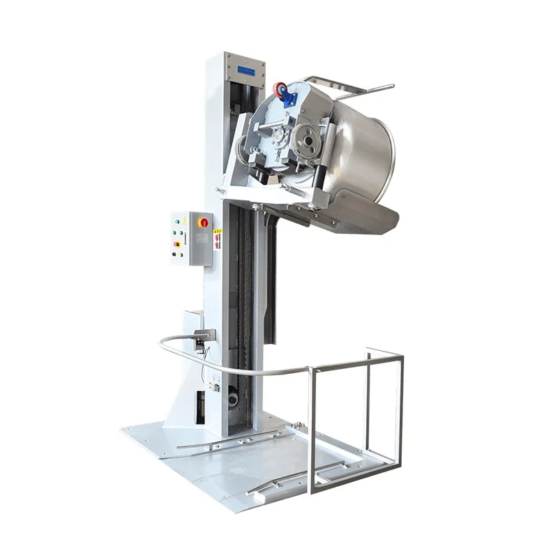 Dough cylinder lifting machine, beautiful appearance, time-saving and labor-saving, safe and efficient
