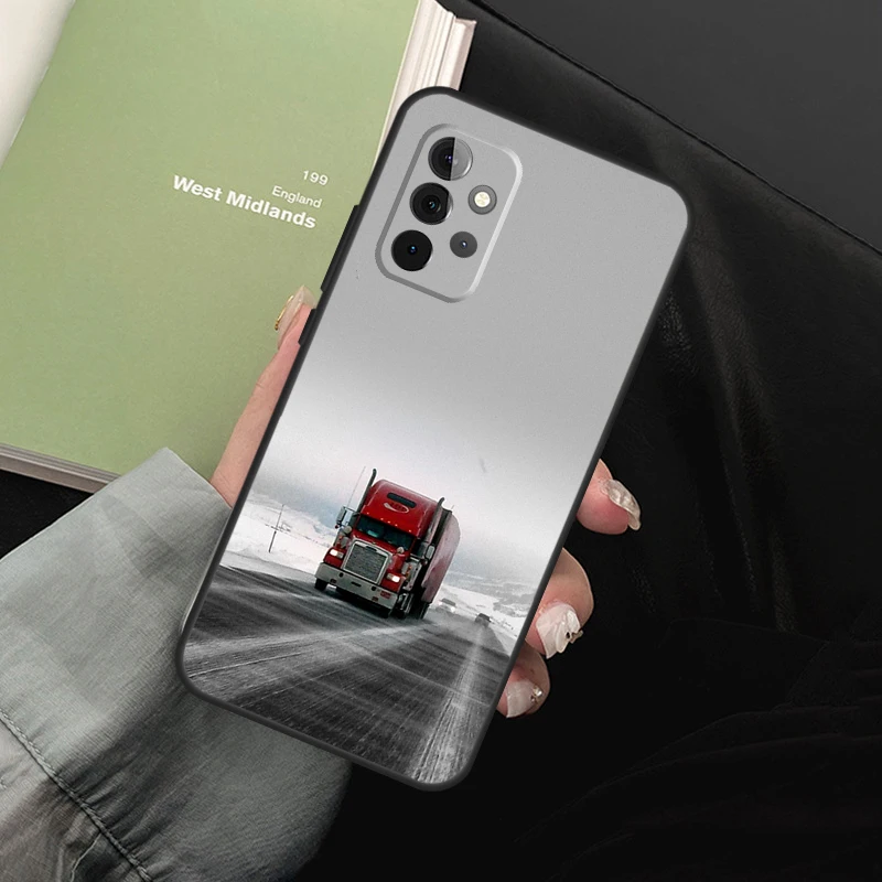 Heavy Truck Car Case For Samsung Galaxy A54 A34 A14 A12 A22 A32 A52 A72 A13 A33 A53 A50 A11 A31 A51 A71