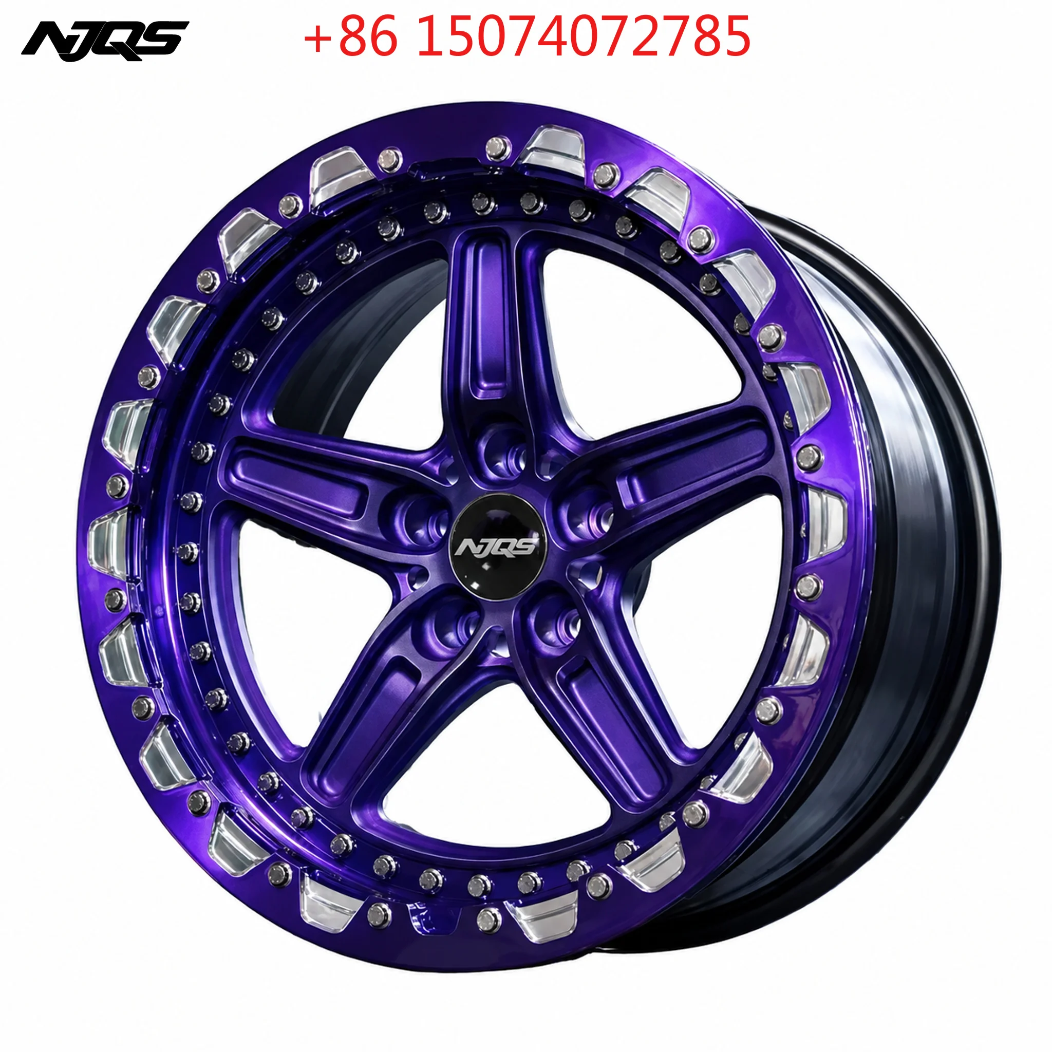 Beadlock Custom Forged Wheels 17-20 Inch Fit Ghibli Grecale Levante GT MC20 GranCabrio Spyker C8 Car Mod Rims