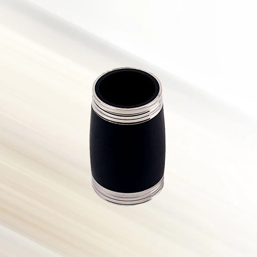 

50mm Metal Clarinet Two Section Tube Tuning Tube Adjustable E Flat Clarinet Barrel Treble Pitch CC02 (Black)