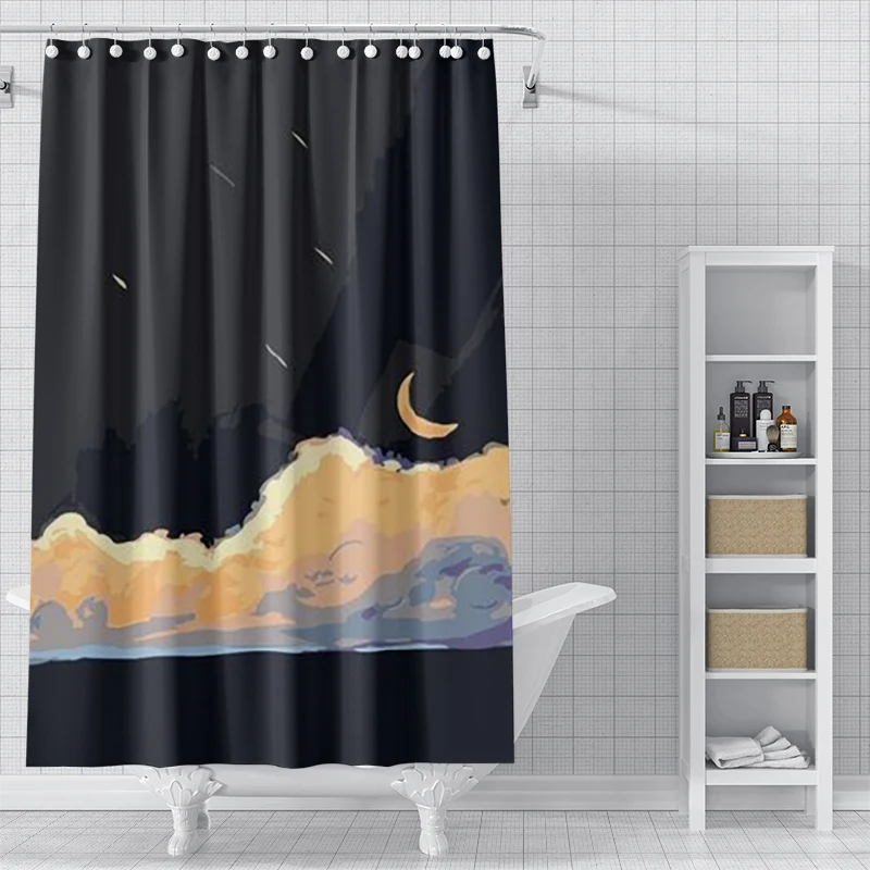 Home shower curtains for bathroom waterproof fabric bathroom Curtains Anime animal style modern shower curtain 180x200 90x180