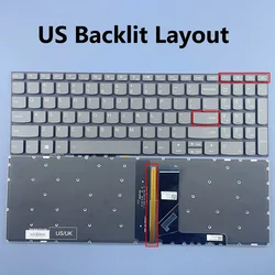 US Backlit Laptop Keyboard For Lenovo IdeaPad 330S-15ARR 330S-15AST 330S-15IKB 330S-15ISK Series