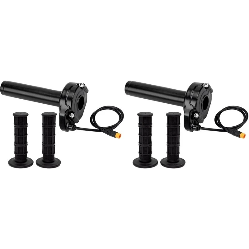 NEW-2X Ebike Full Twist Throttle, 3 Pin Surron Style Ebike Throttle Kit, Protecting Quick Twist Throttle For Macfox X1