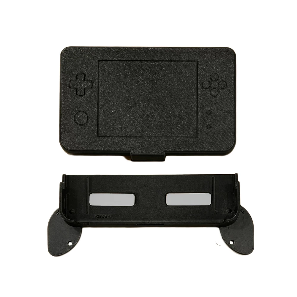 Ergonomic Retractable Stowable Grip for ANBERNIC RG DS Plus Handheld Controller Grip with Screen Cover 3D Printed Full Access