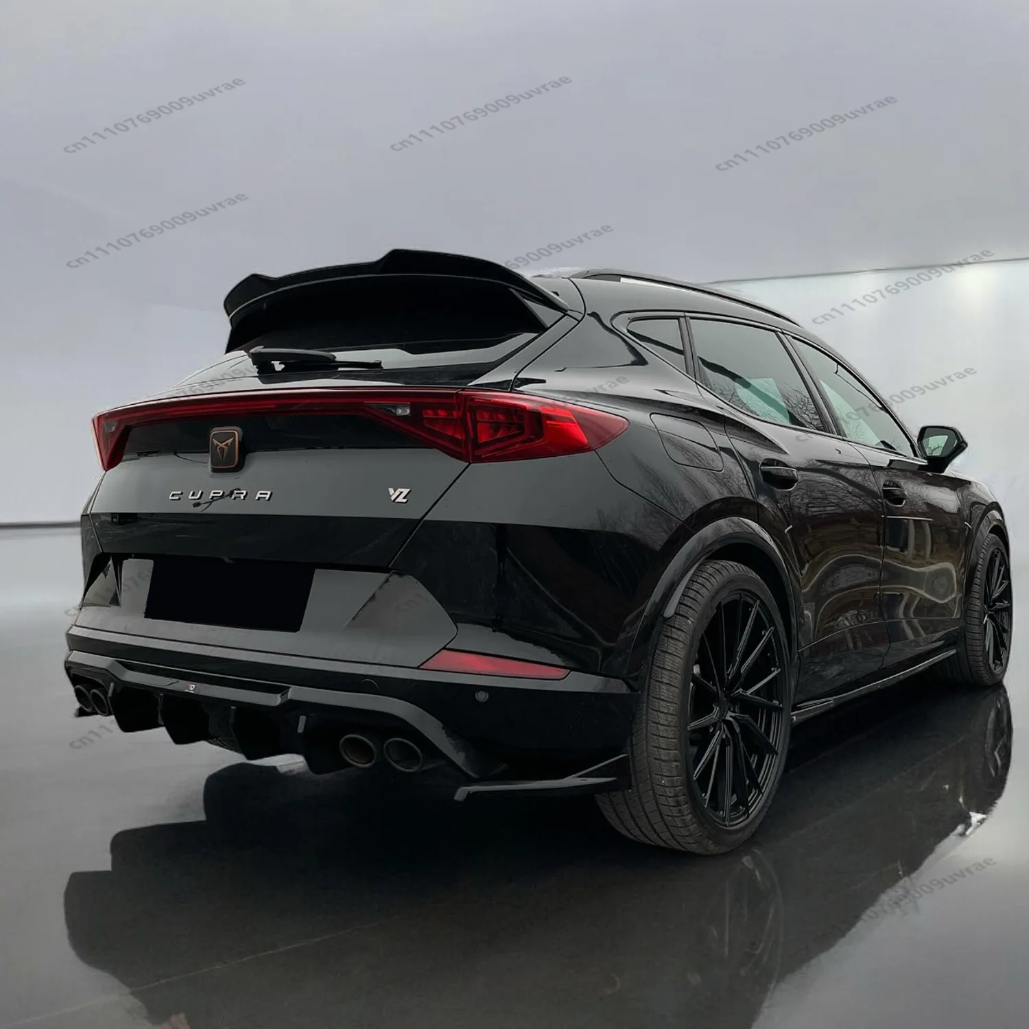 Gloss Black ABS Rear Roof Spoiler Caps For Cupra Formentor MK1 TSI VZ 2021-2026 Rear Top Tail Wing Bodykits Tuning