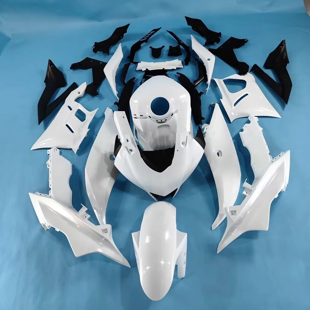 

Unpainted White Injection Fairing Kit Body Work For Yamaha R25 R3 2022-2024
