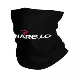 White Script Pinarello Bikes Bandana Neck Gaiter Printed Wrap Scarf Multifunction Headband Riding For Men Women Adult Washable