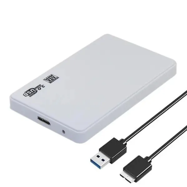 USB 3.0 HDD-Gehäuse 2,5 Zoll SATA HDD SSD Externes Festplattengehäuse 5 Gbit/s Hochgeschwindigkeits-externe Festplatte Festplattenbox für PC Laptop PS5
