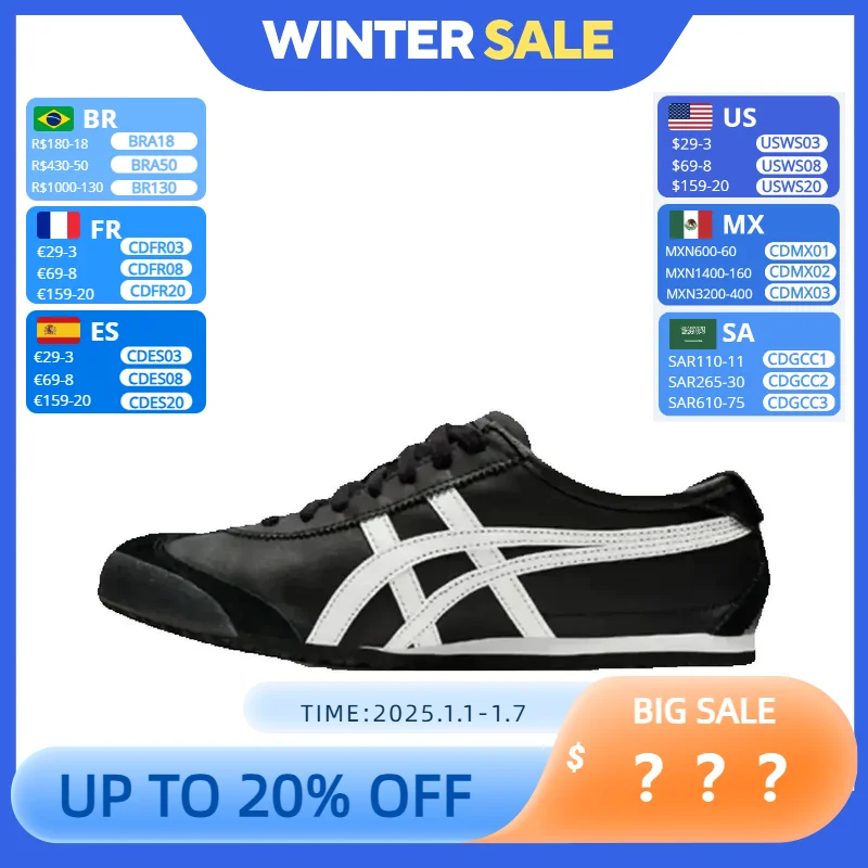 Asics Men and Women Onitsuka Tiger Shoes Canvas Classic  Sneaker