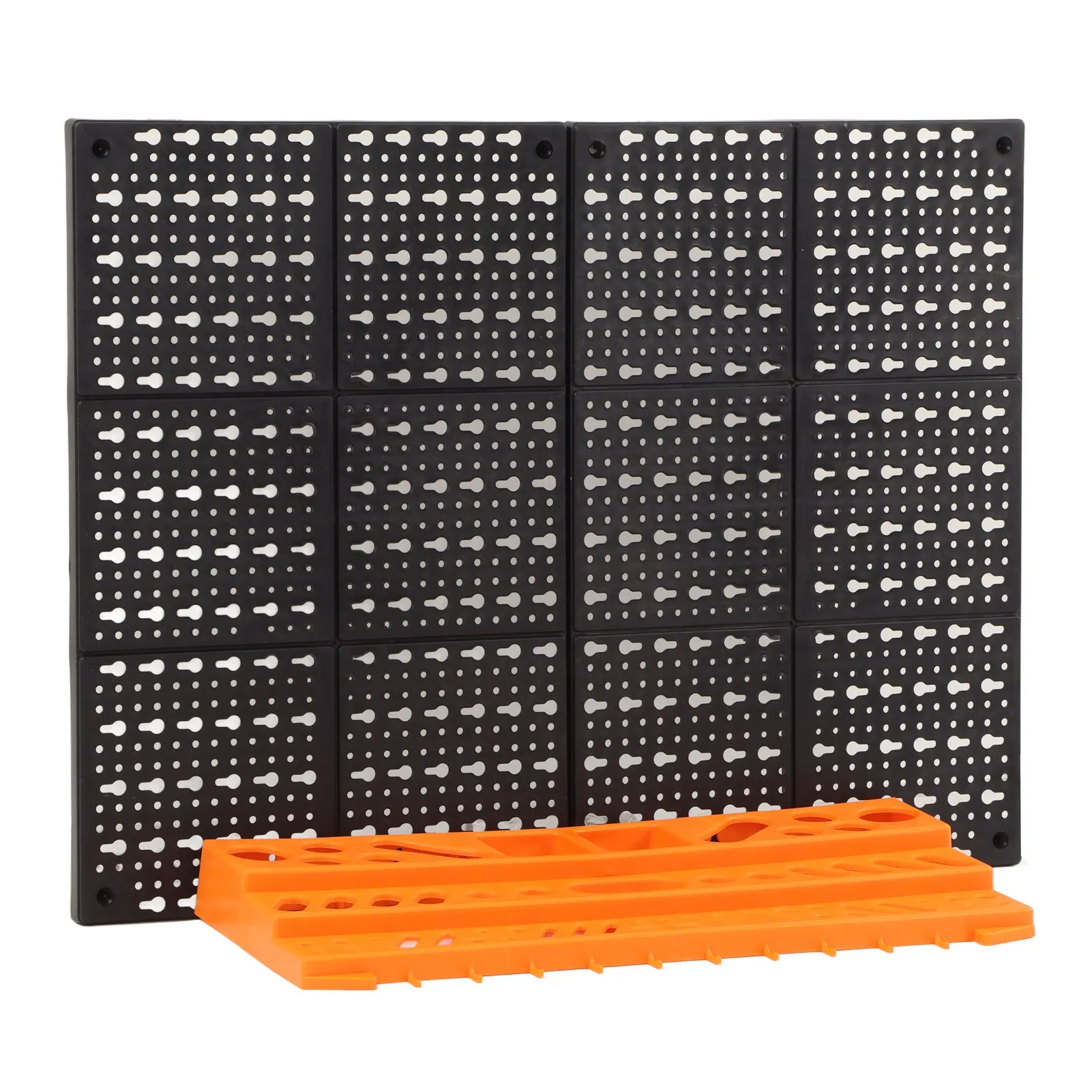 Wall Mounted Pegboard ABS Multifunctional 15KG Bearing Capacity Tool Organizer System for Parts Wall Mounted Tool Rack