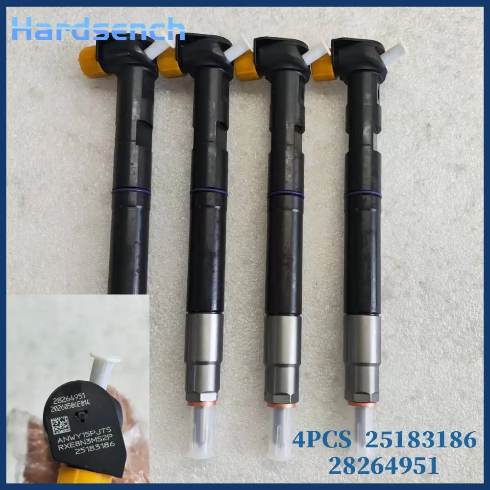 4PCS 25183186 28264951 Common Rail Diesel Fuel Injector For Chevrolet Captiva OPEL Vauxhall 28489548 25195089